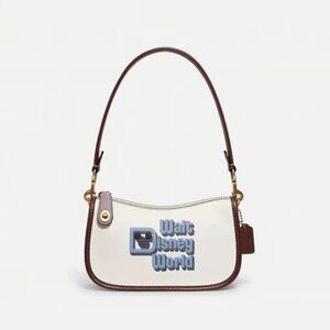 Disney Parks Coach x Disney Swinger bag 20 Chalk/Multi NWT